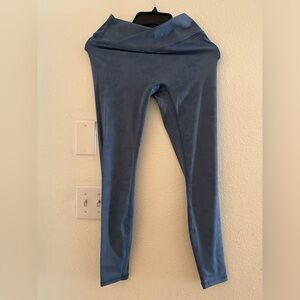 Blue Patterned Leggings